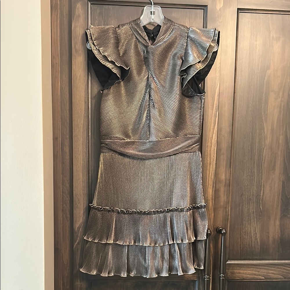 SAYLOR Metallic Mini Dress